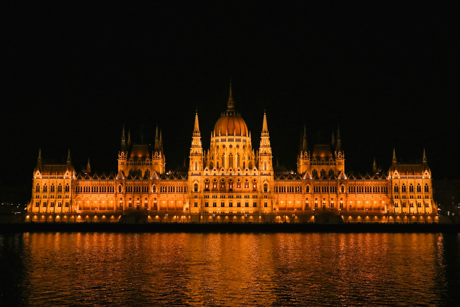 The Hungarian Parliament building in Budapest