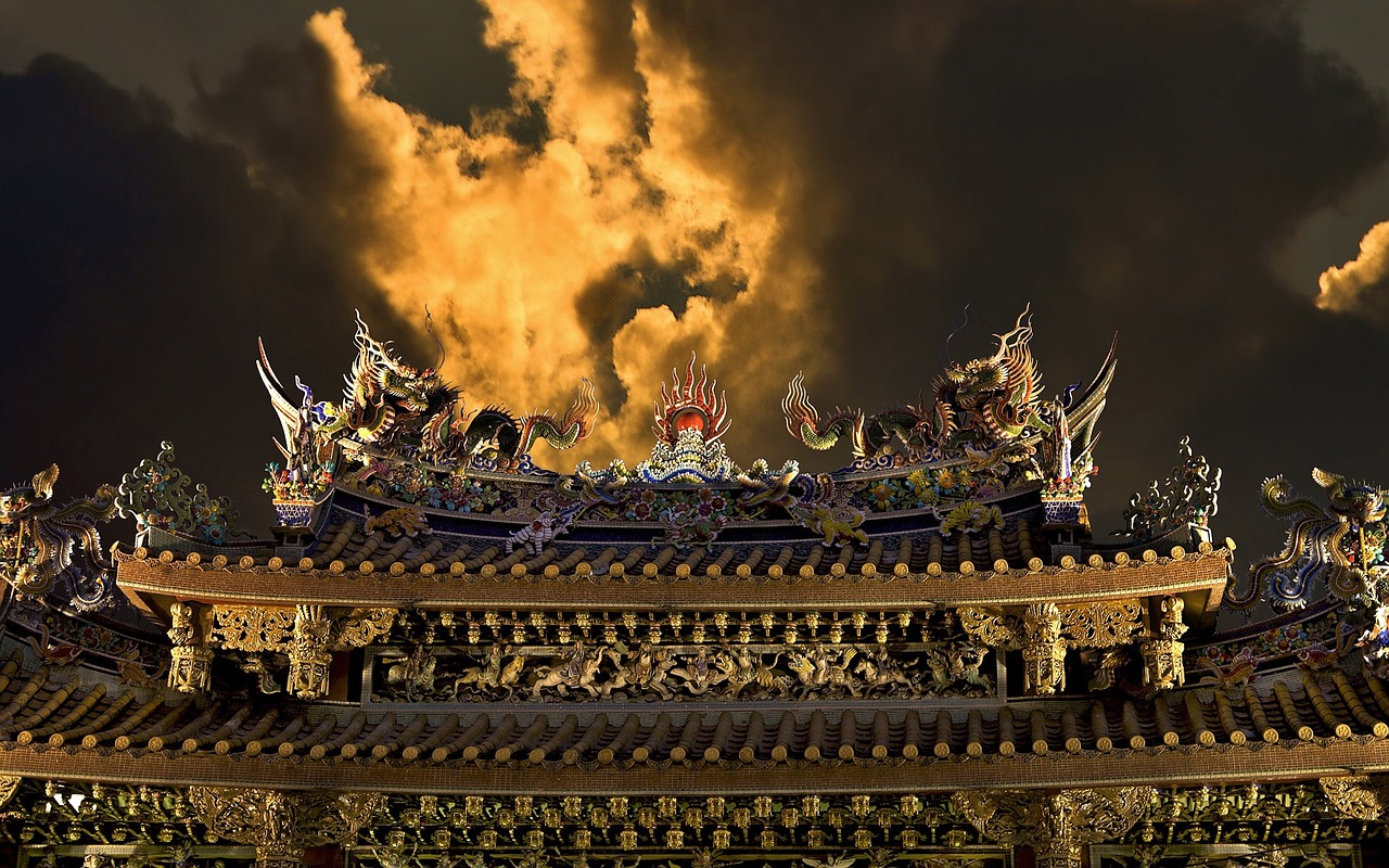 chinese architecture, chinese decoration, chinese building