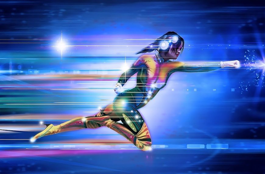superhero, girl, speed