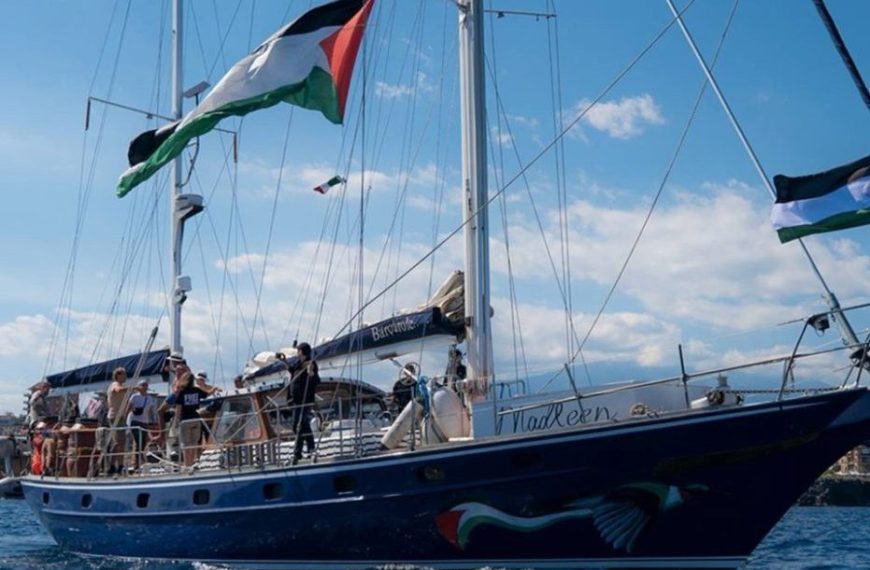 Gaza Freedom Flotilla Tracked by Drones